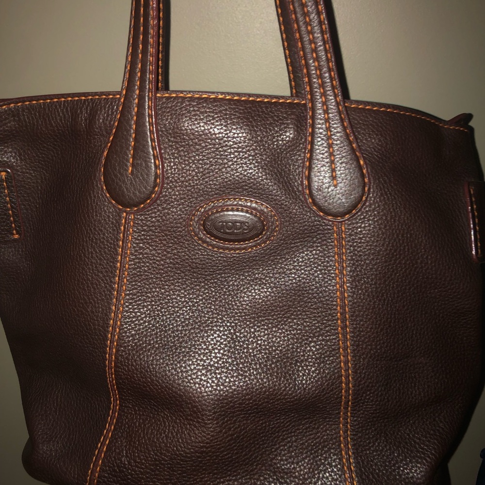 Tods brown leather bag